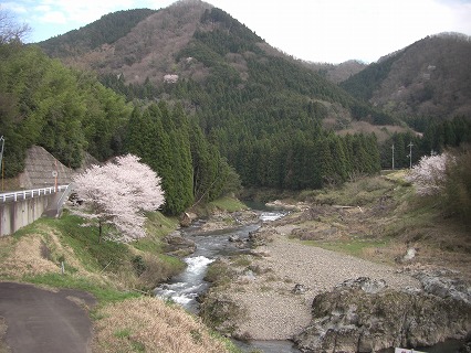 五郎橋からの上林渓谷