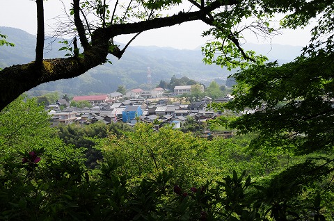 城址公園から東綾小周辺